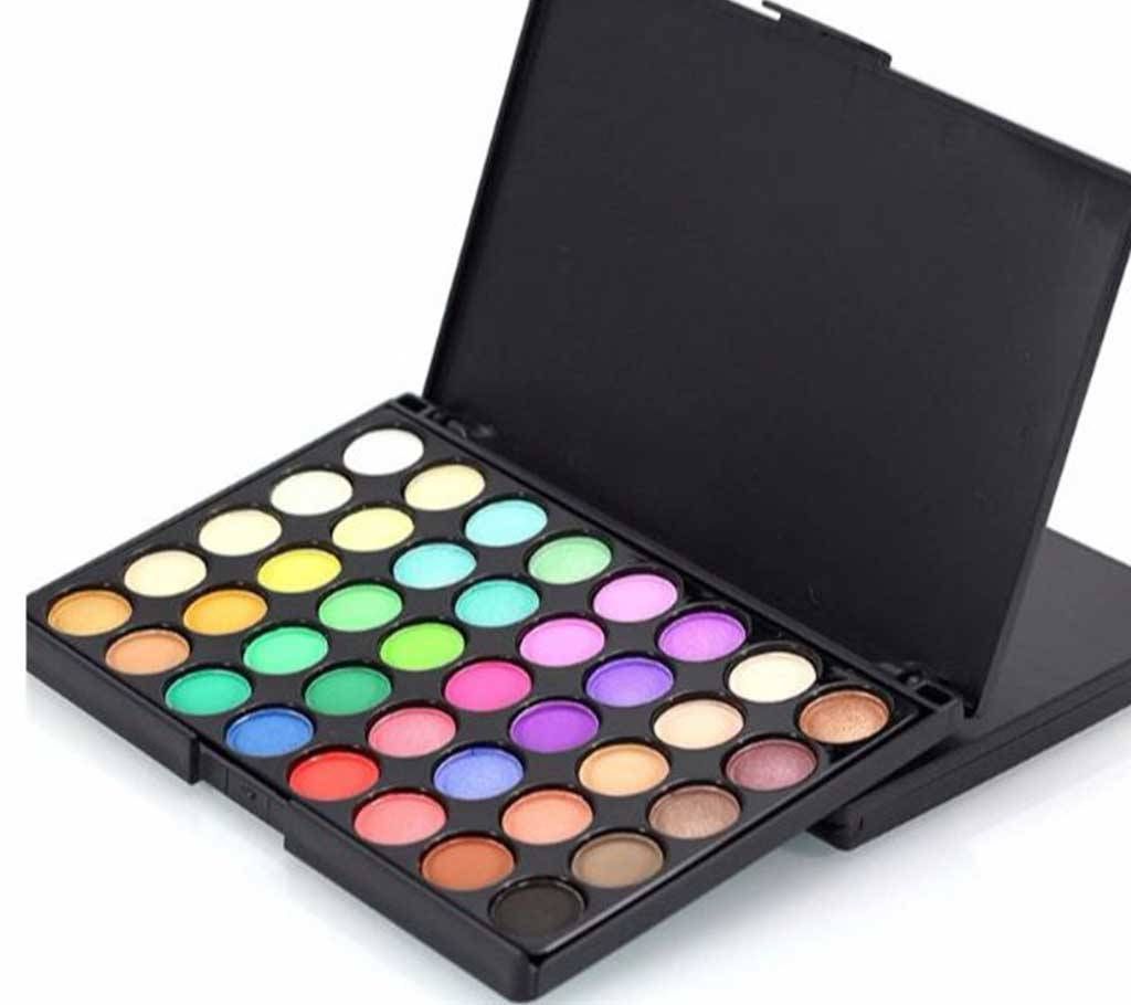 Popfell 40 Colors Matte Glitter Pigment Smoky Eye Shadow Set Professional Make up-50g-China