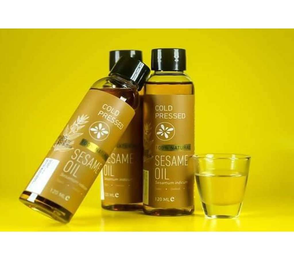   Cold pressed Sesame oil 120 ml-USA