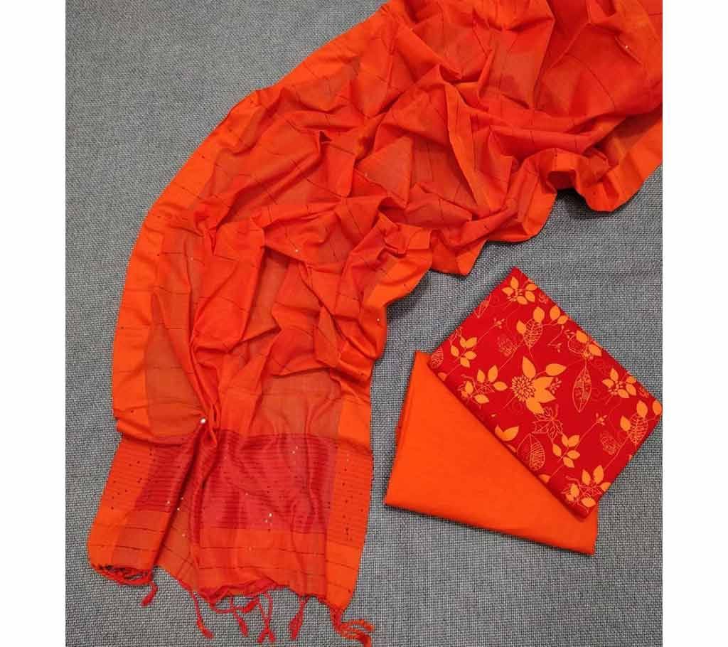 Homemade Tat Original Cotton Multi Color Deshi Shalwar Kameez-31