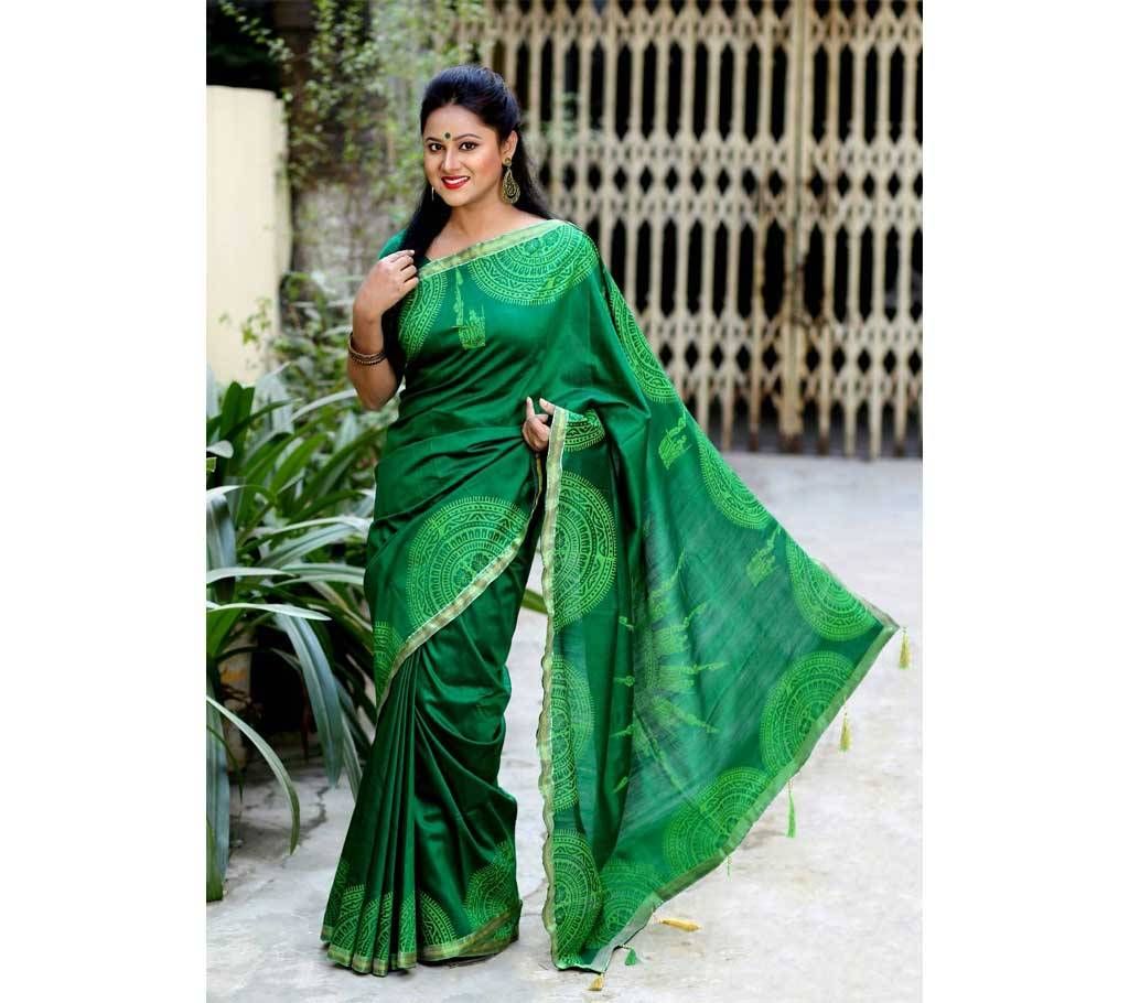 Half Silk Block Sharee