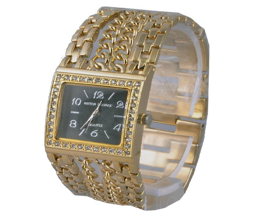 Golden Color Wrist Watch for Women