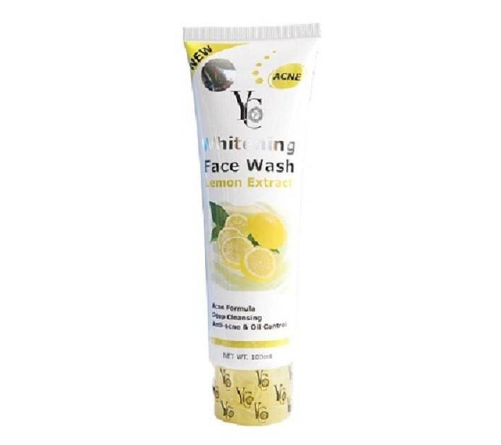 YC Whitening Face Wash Lemon - 100g