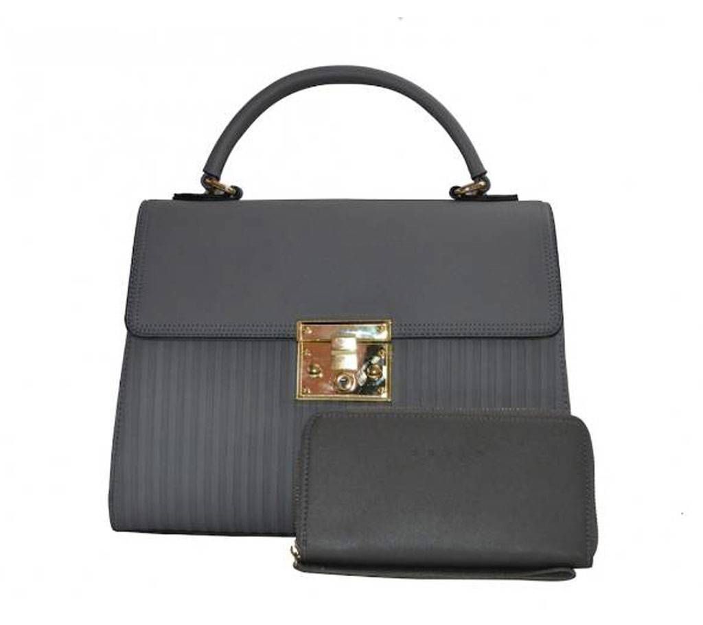 Susen Top Handle Bag- Gray