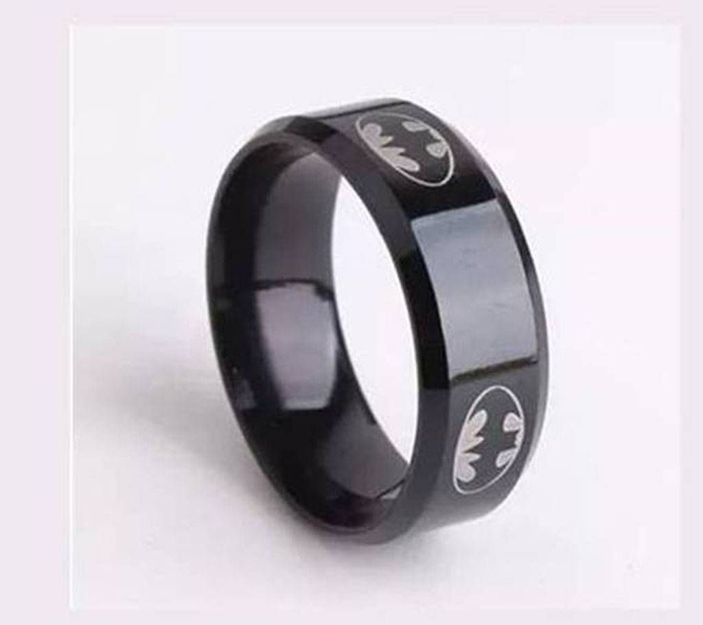 Black Plated Finger Ring for Men