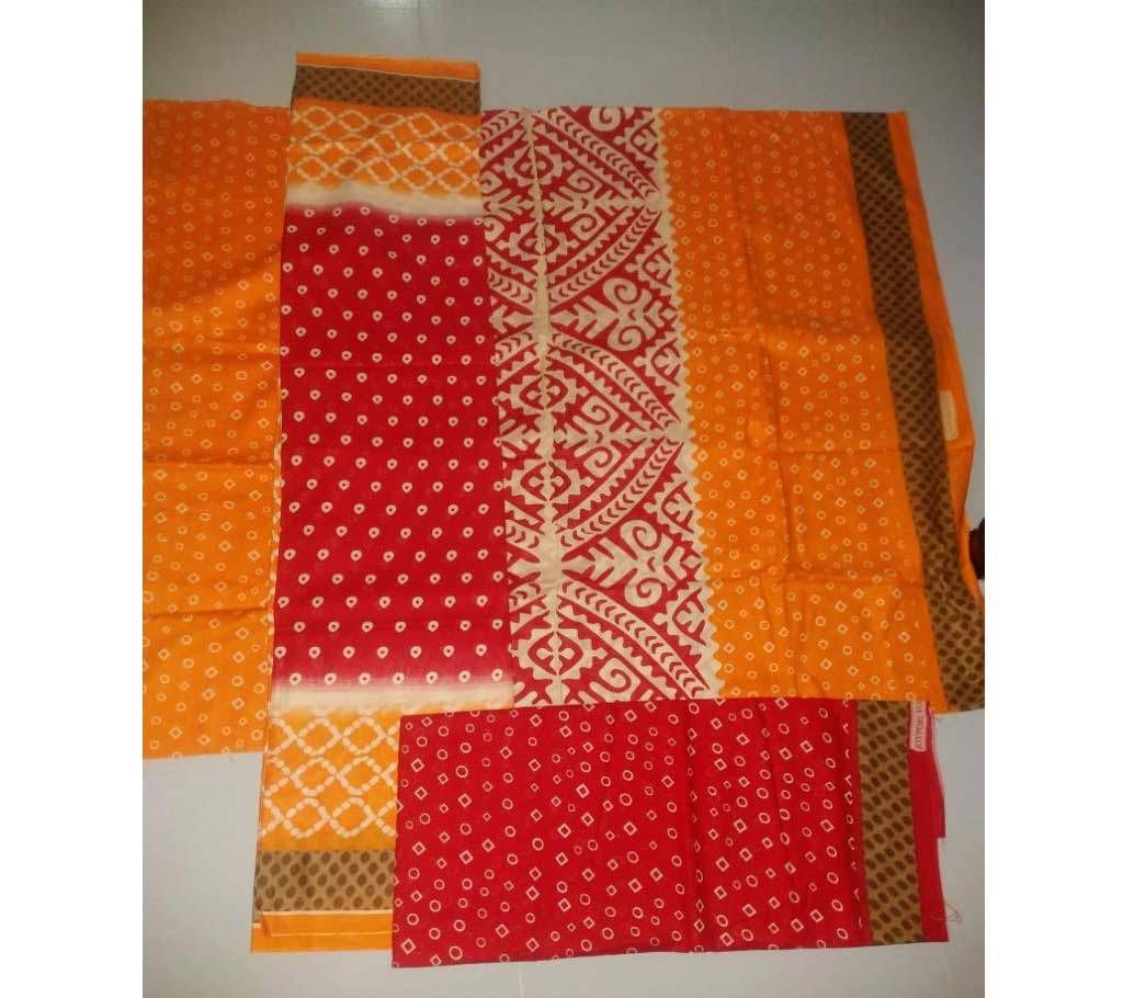 Joypury printed unstitched salwar kameez 