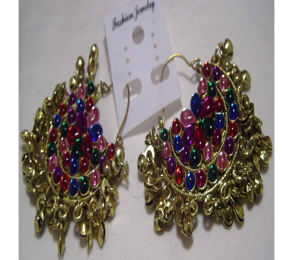 Metal Imitation Kundon Earrings 