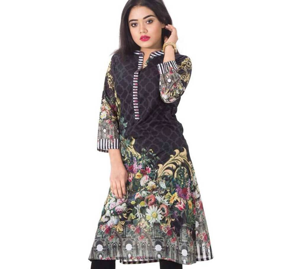 Digital Print Unstitched  Cotton Kurti