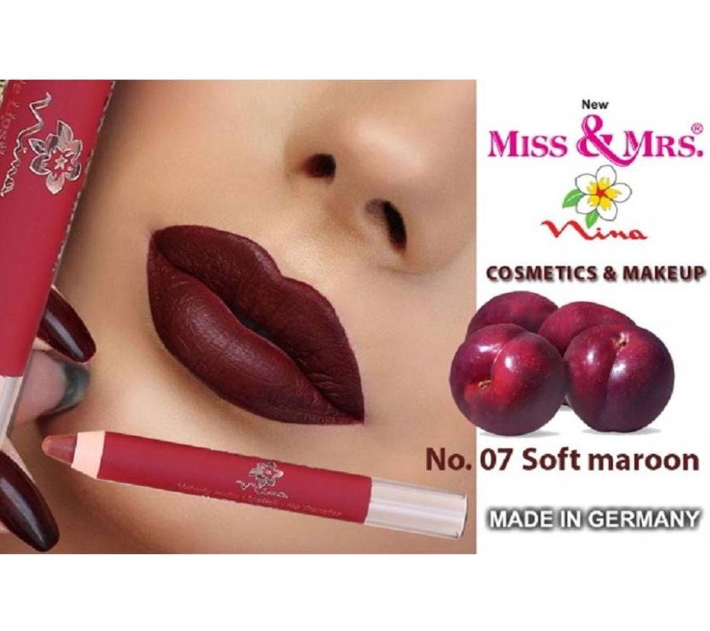 Miss&Mrs Lipstick  Color Soft Maroon