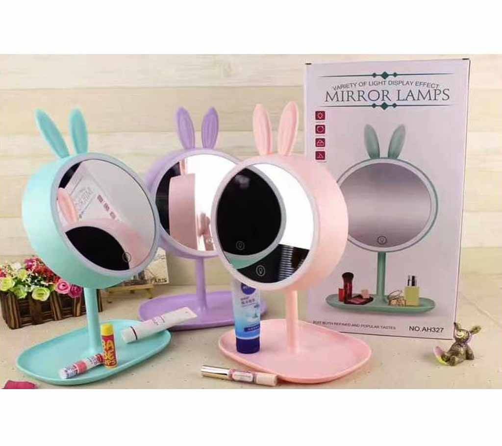 Makeup mirror with light