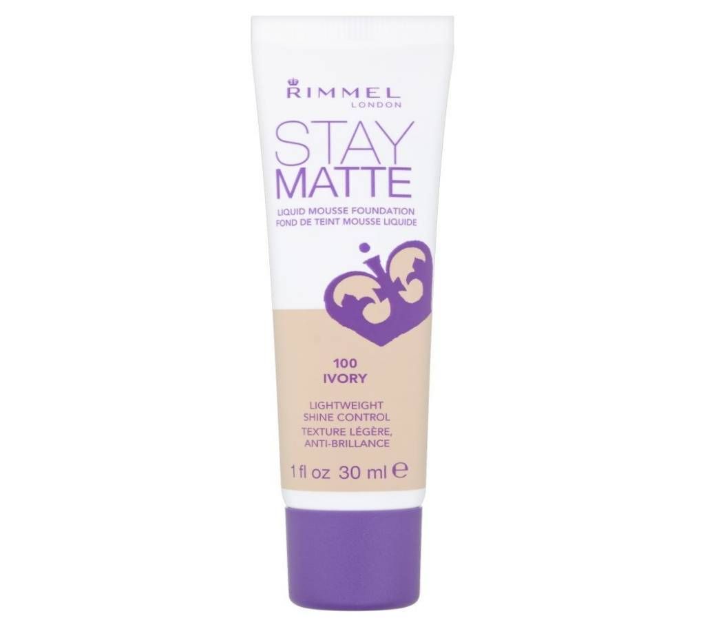 RIMMEL STAY MATTE Liquid Muse Foundation  - UK