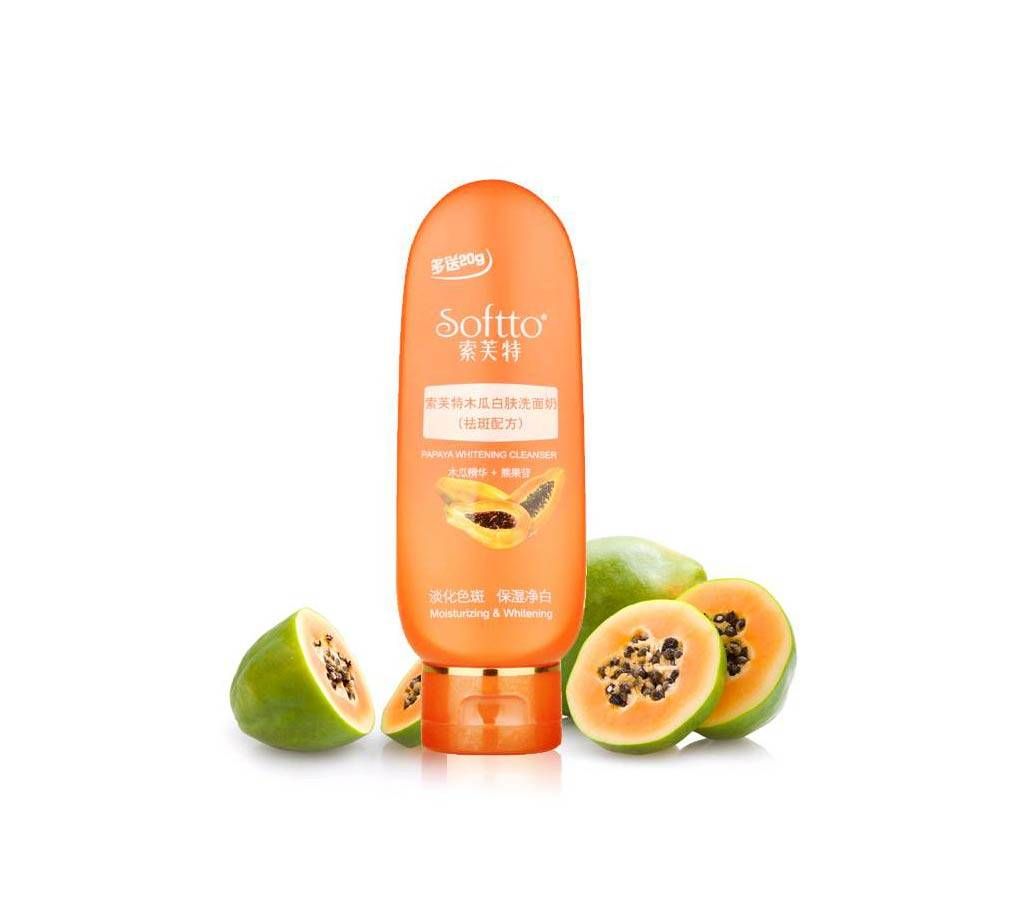 Softto Papaya Brightening Hand Cream 80g - China 