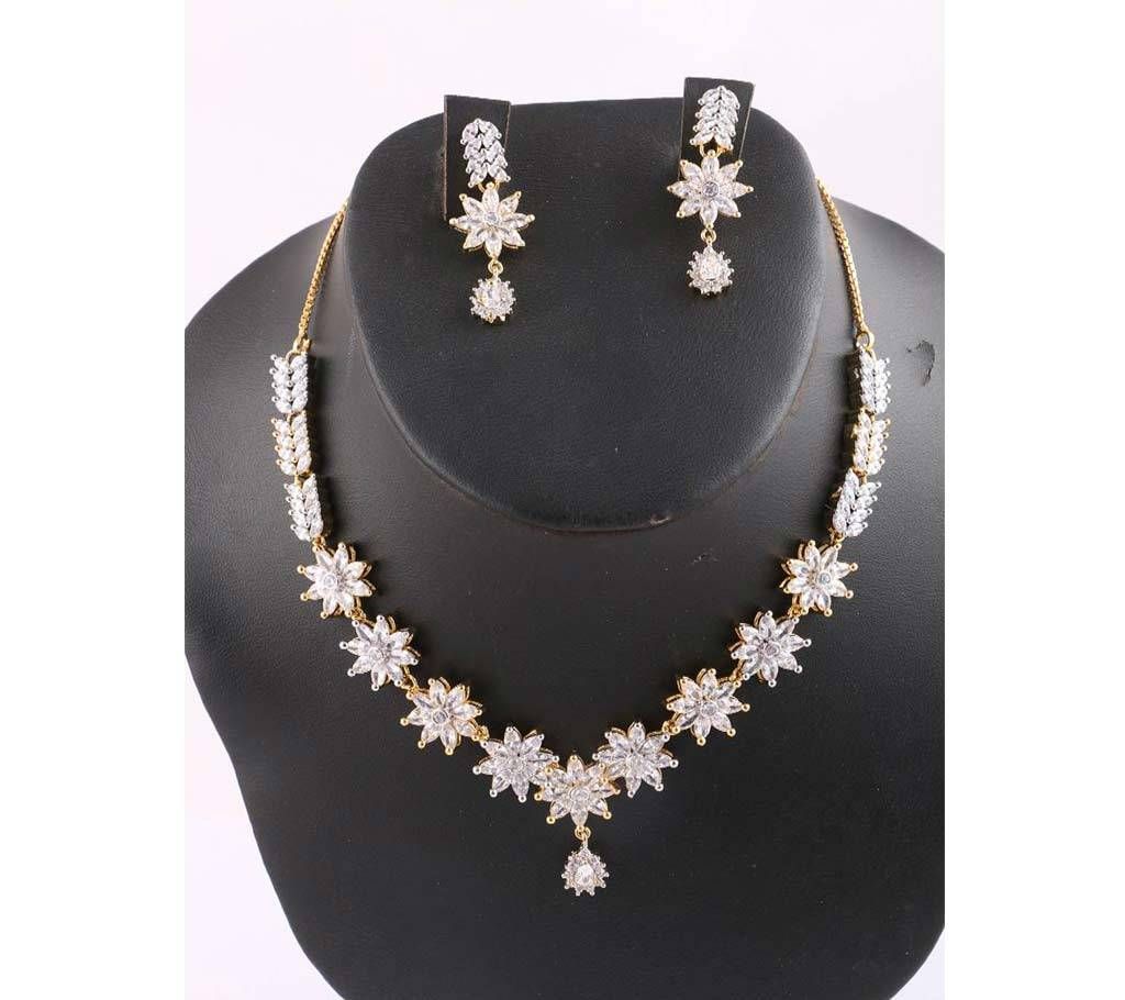 american diamond cut Necklace-802
