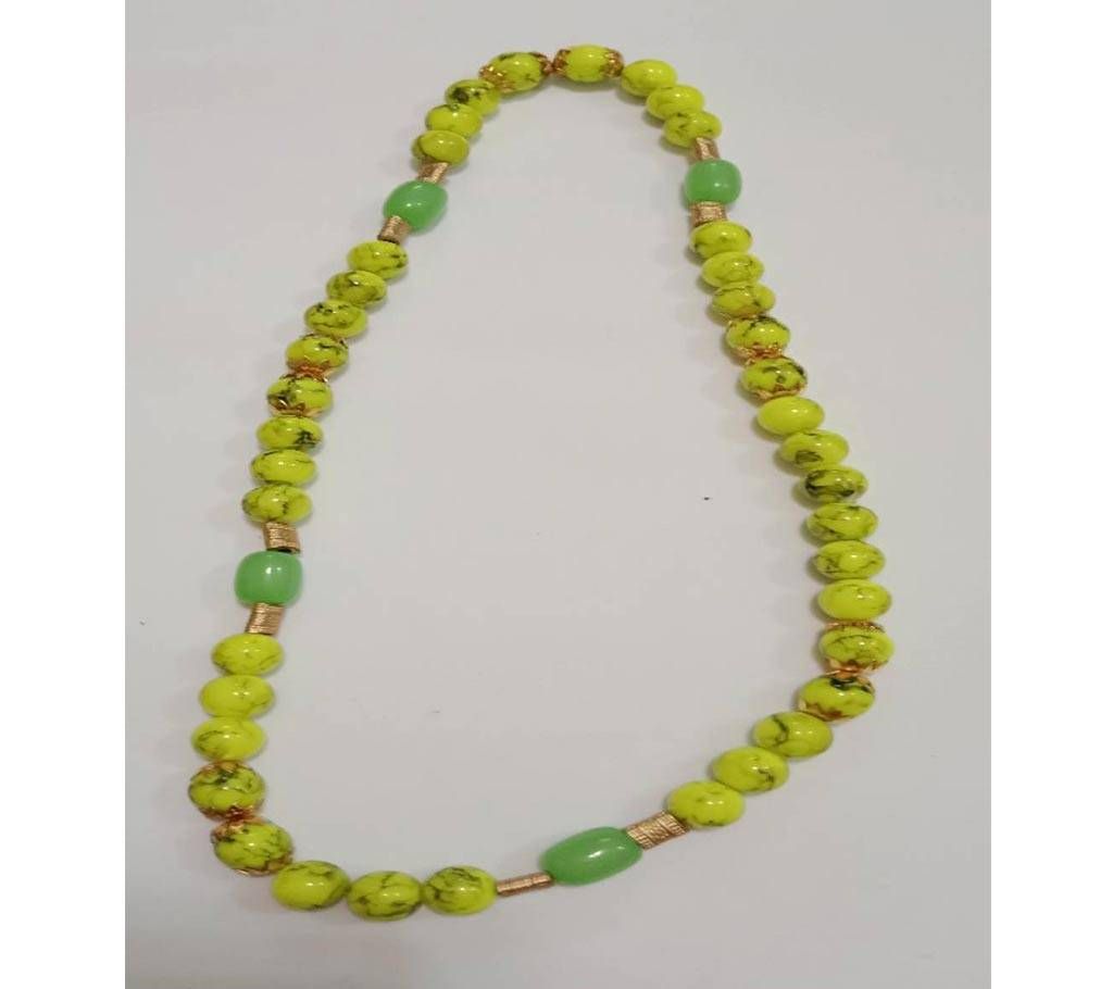 Green color Beads necklace set