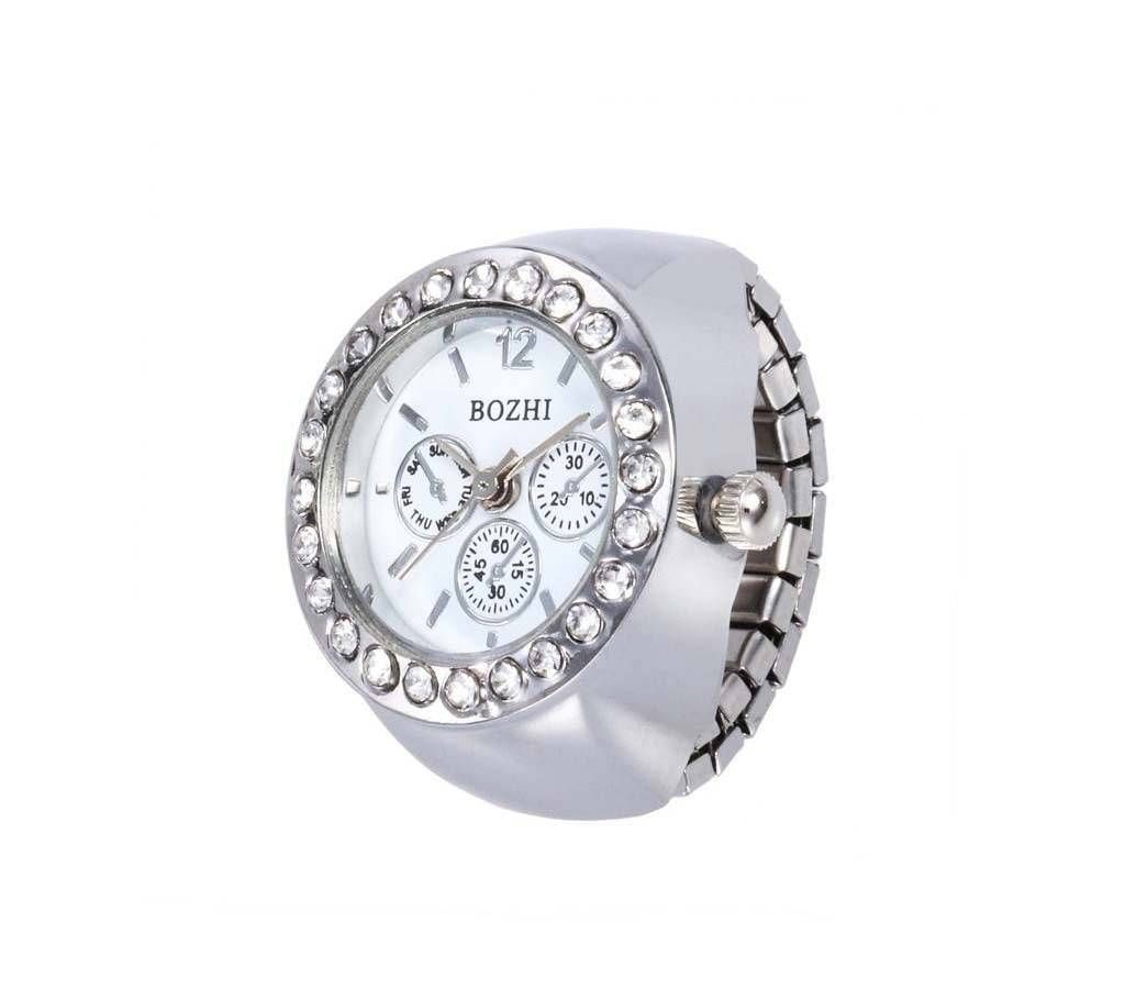 Creative Design Finger watch for women, Silver