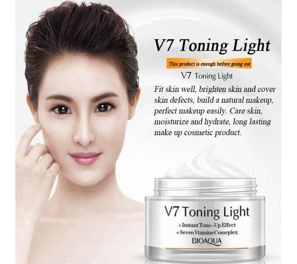 BIOAQUA V7 Toning Light Deep Whitening Cream - China 