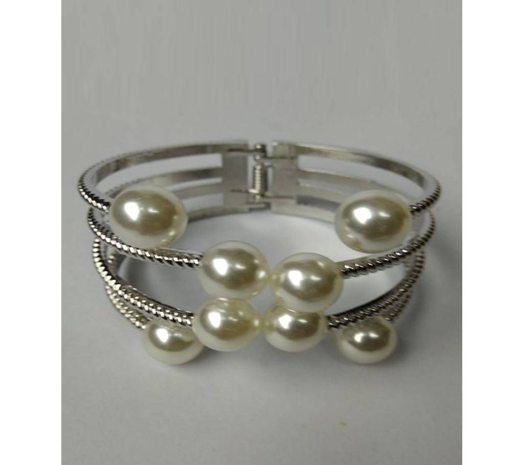 Ladies Silver Crystal Bracelet