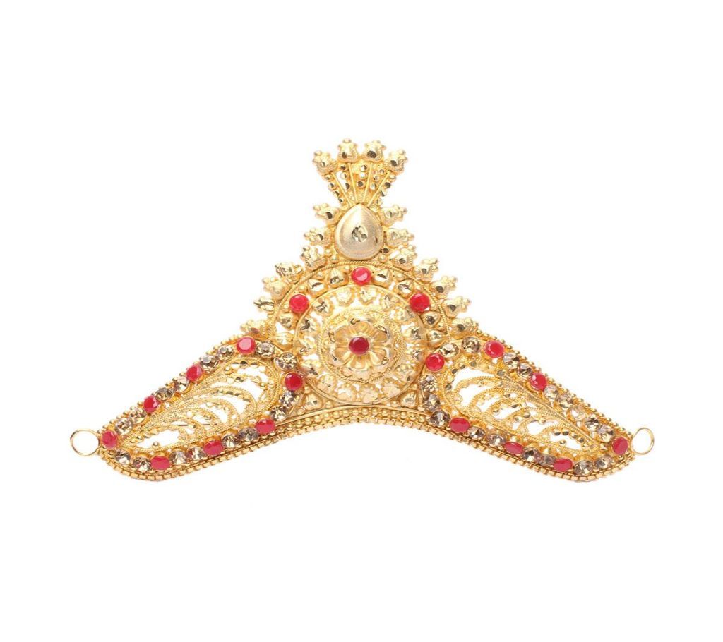 Gold Plated mukut For Women
