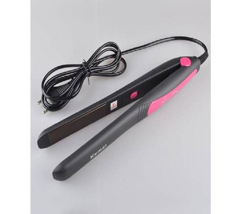 Km-328 Black and Pink Hair Straightener