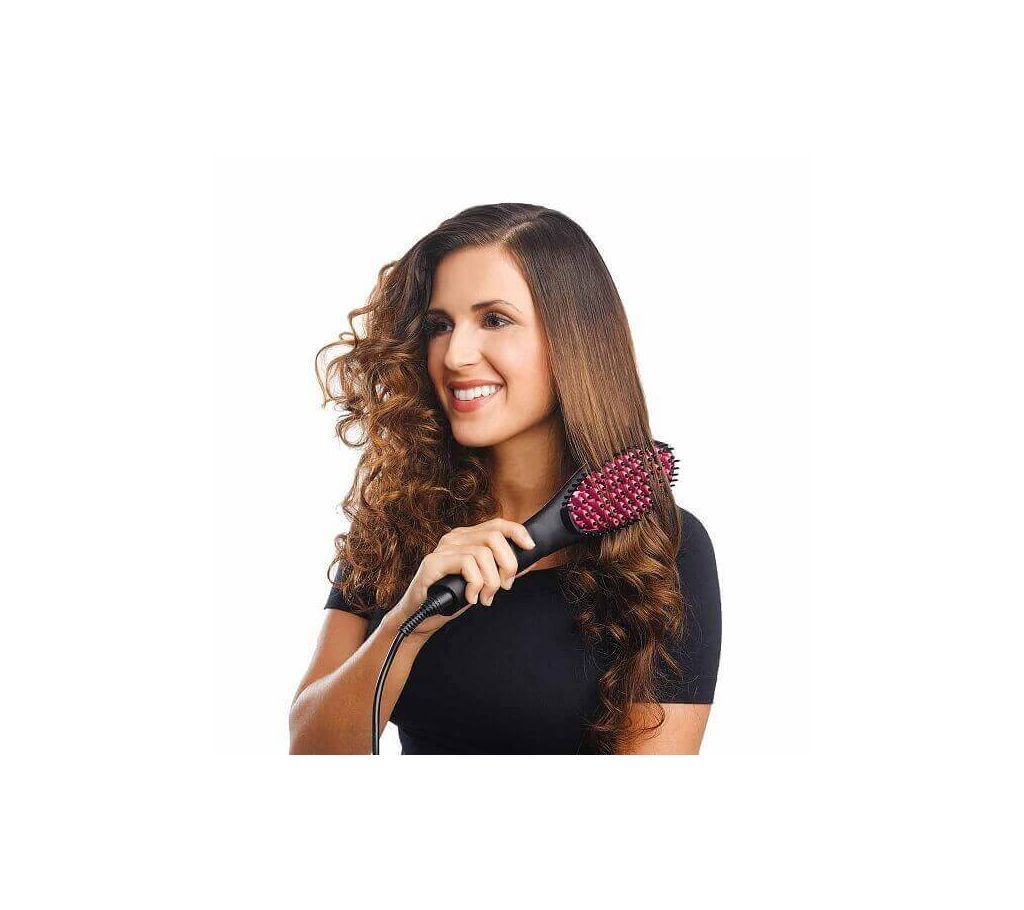 Hair Straight Ceramic Brush
