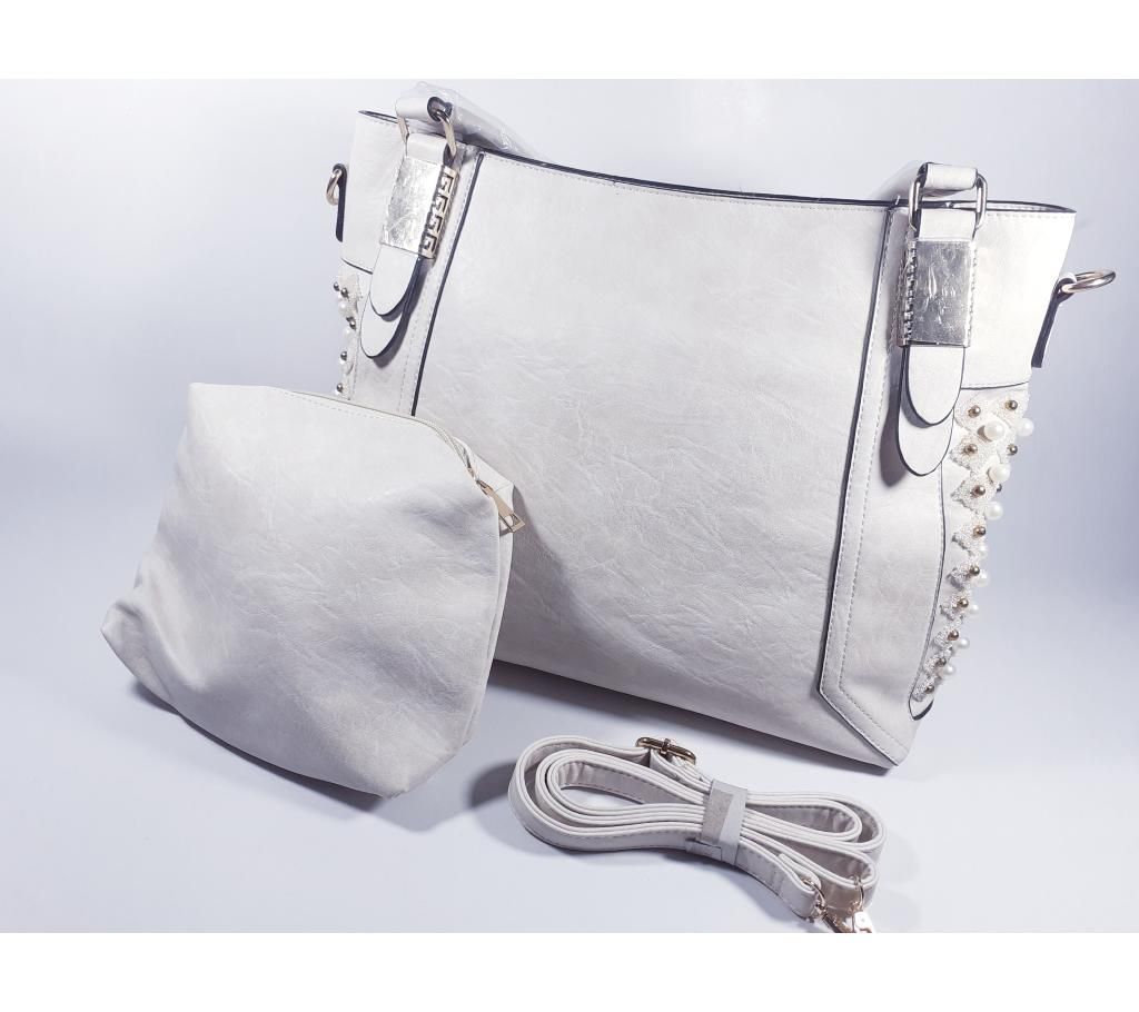 Treendy White Handbag