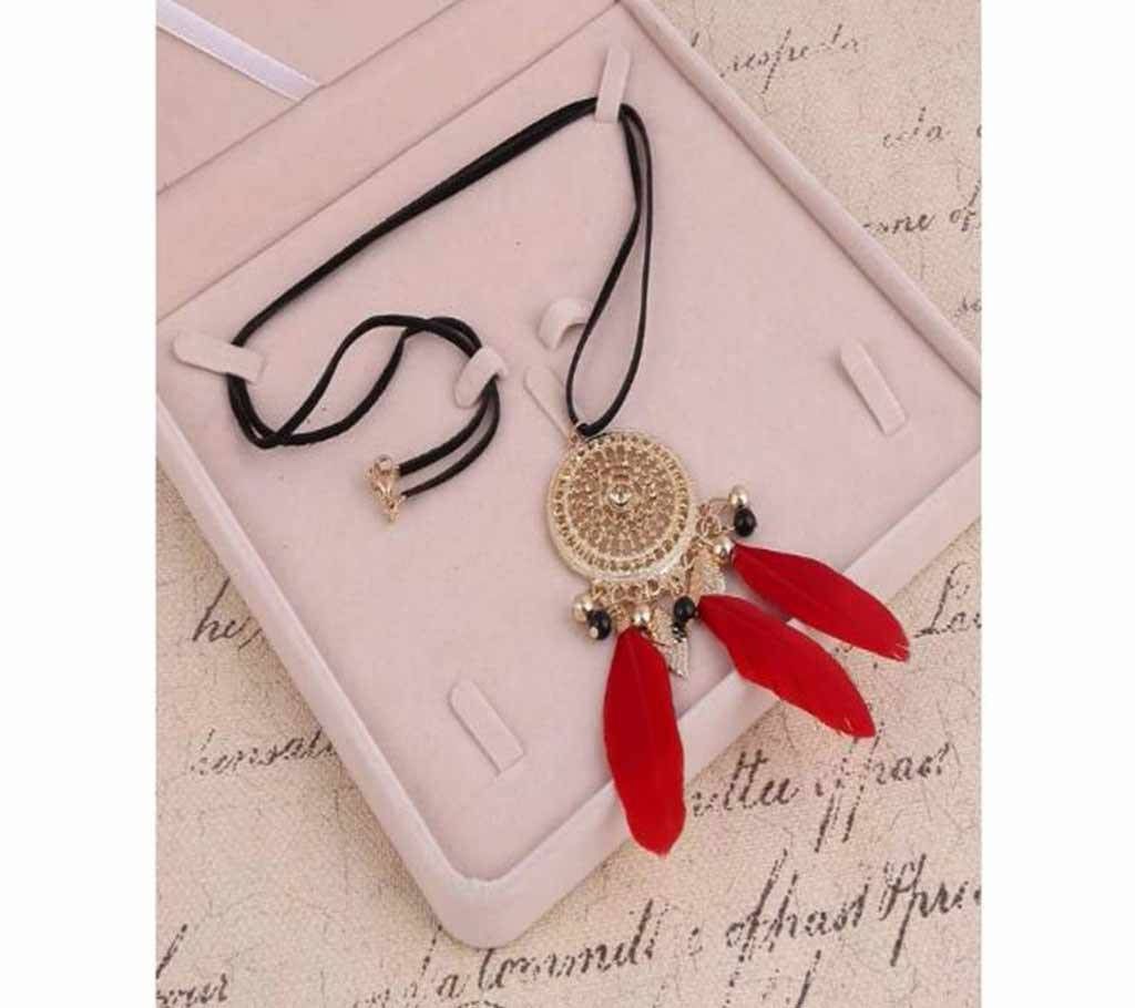Fashion Luxury Statement Feather Necklace