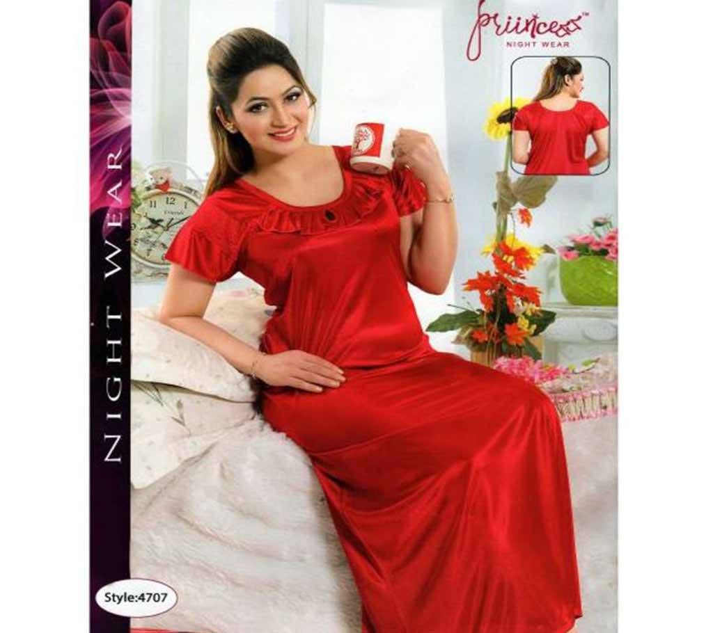 Fashionable One Part Night Dress-4707