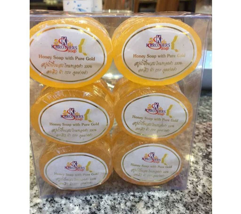 Honey Soap With Pure Gold-30g-Thailand