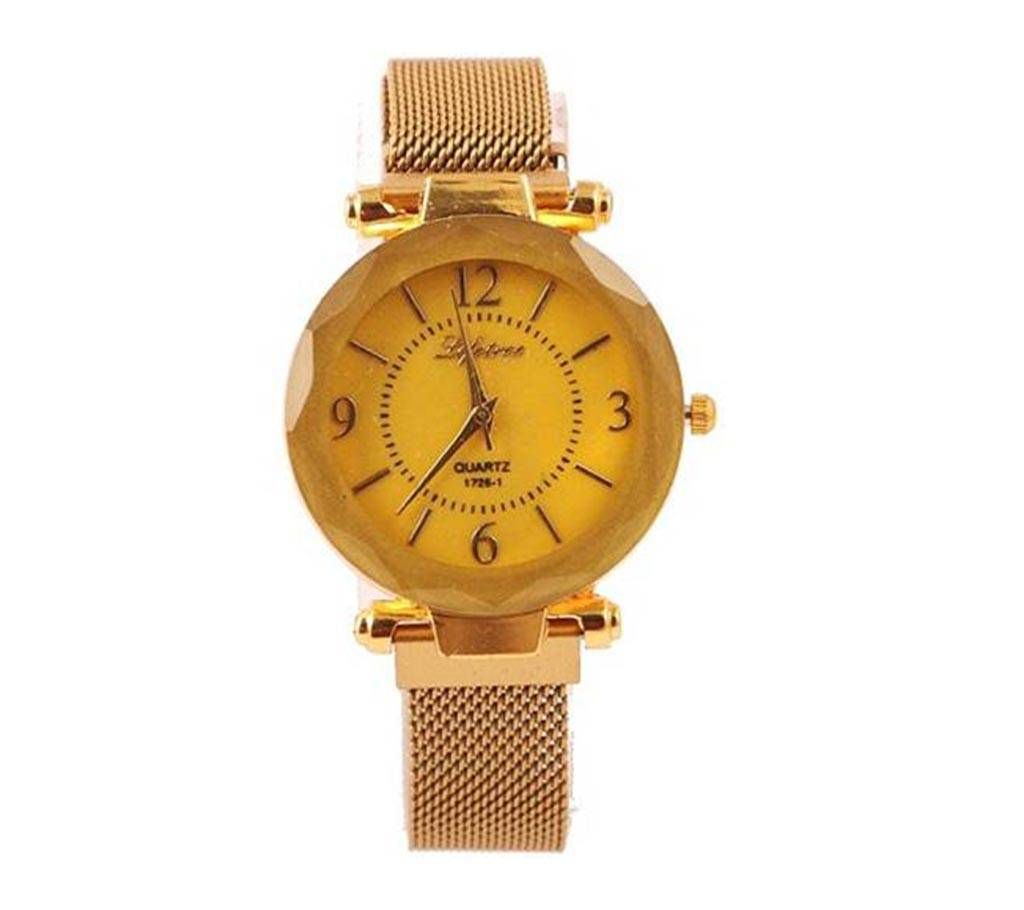 Ladies Magnetic  wrist watch-Golden