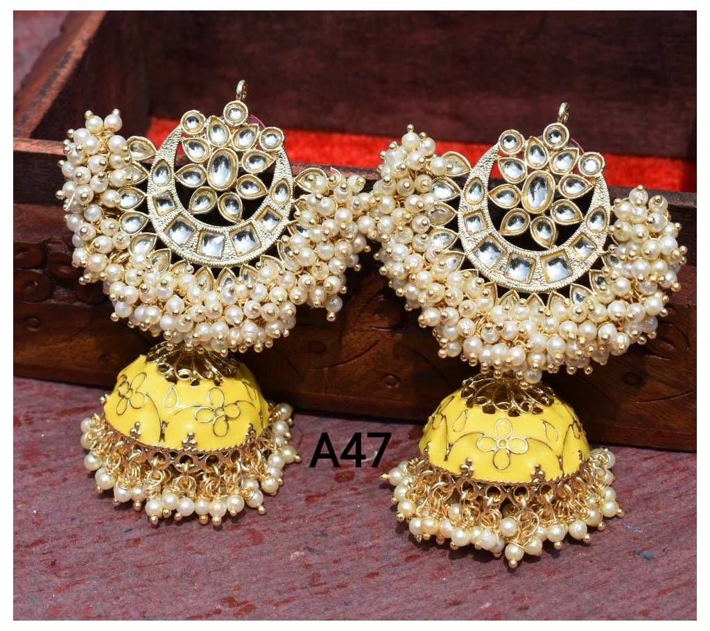 Festive Earrings With Antique Design - 001 - Bumble Bee - A47 - AMI