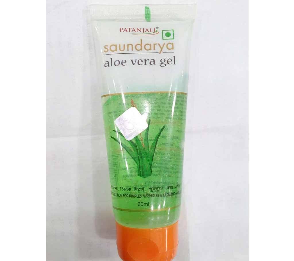 Patanjali soundarya aloe vera gel 60 gm india