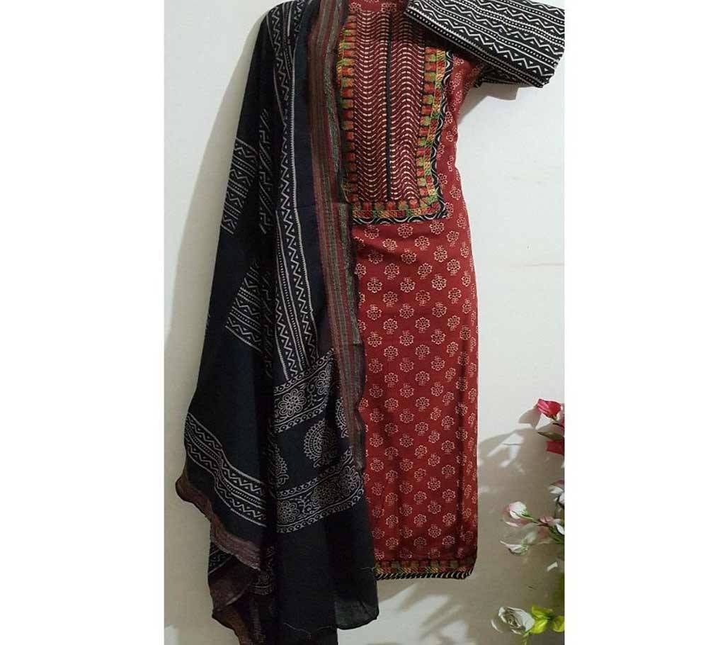 delhi boutiques unstitched three pc