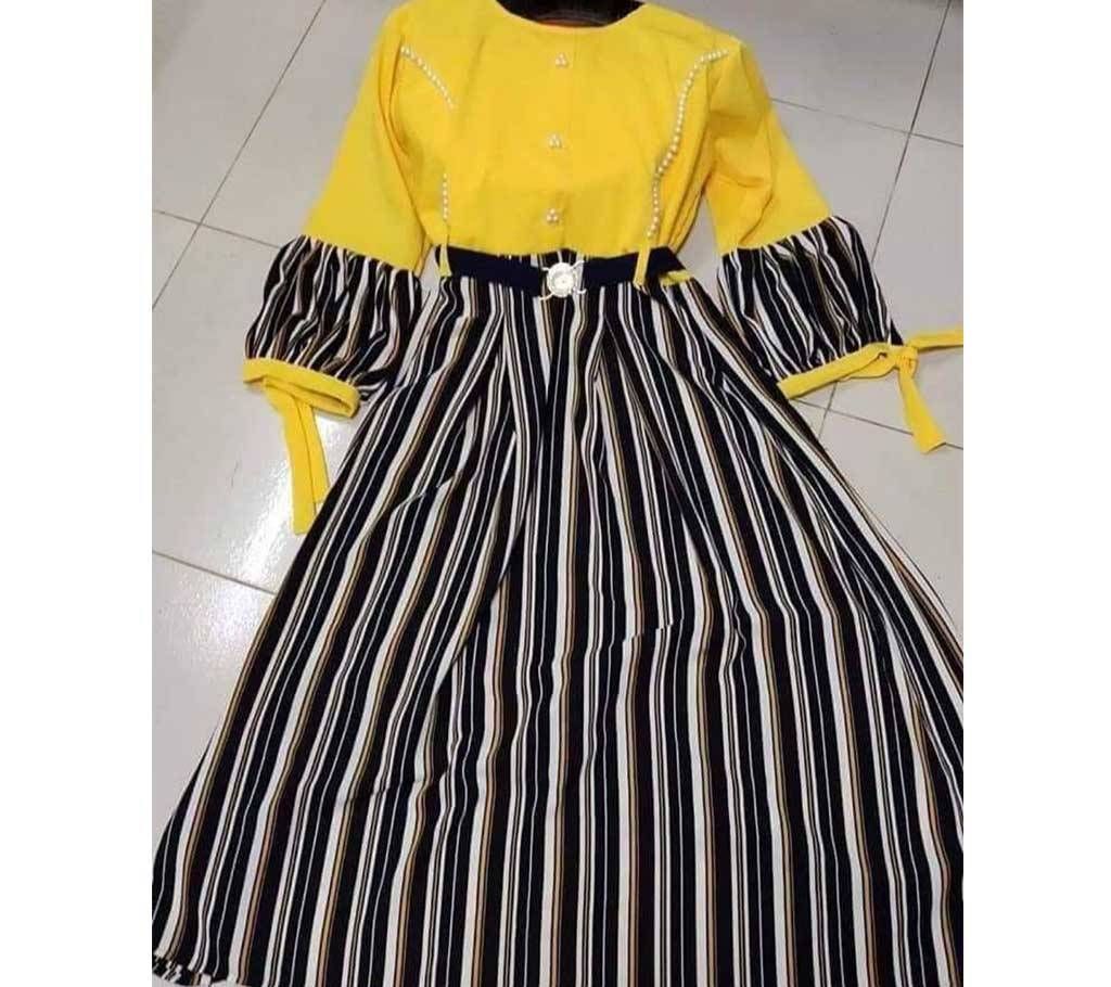 Multi color silk kurti