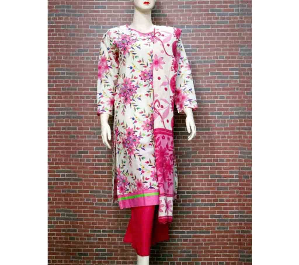 Ready-made Textile Printed Salwar Kameez Three Piece