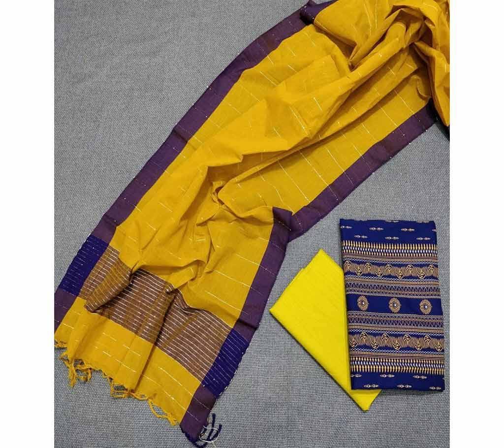 Homemade Tat Original Cotton Multi Color Deshi Shalwar Kameez-32