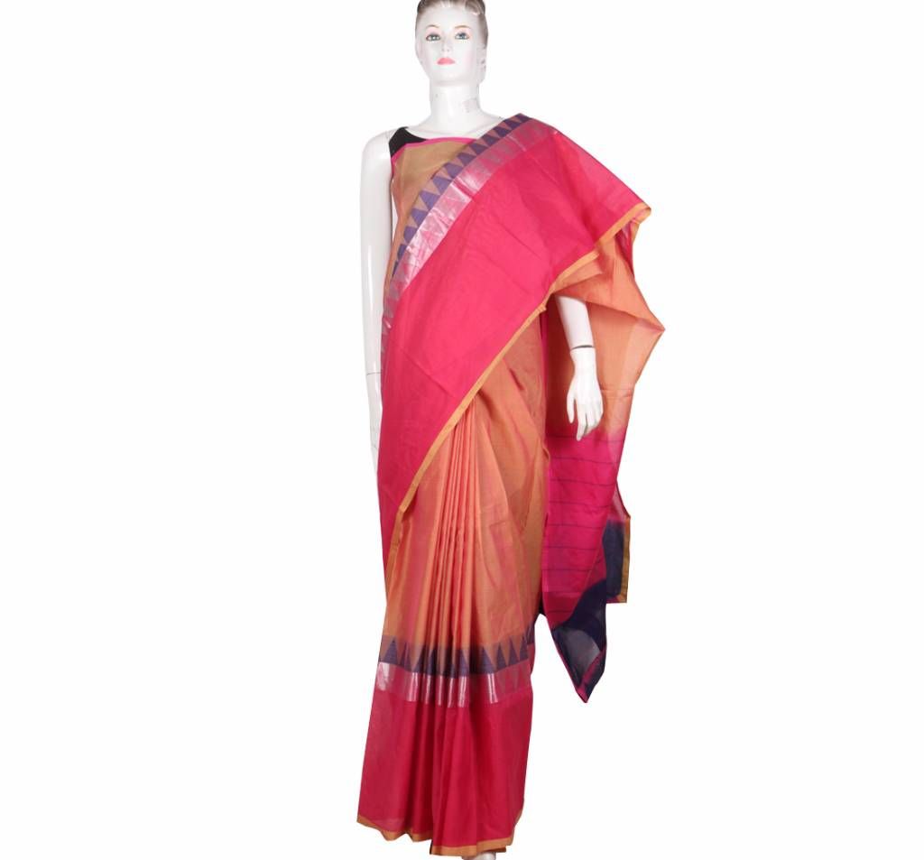 Maslais cotton sharee