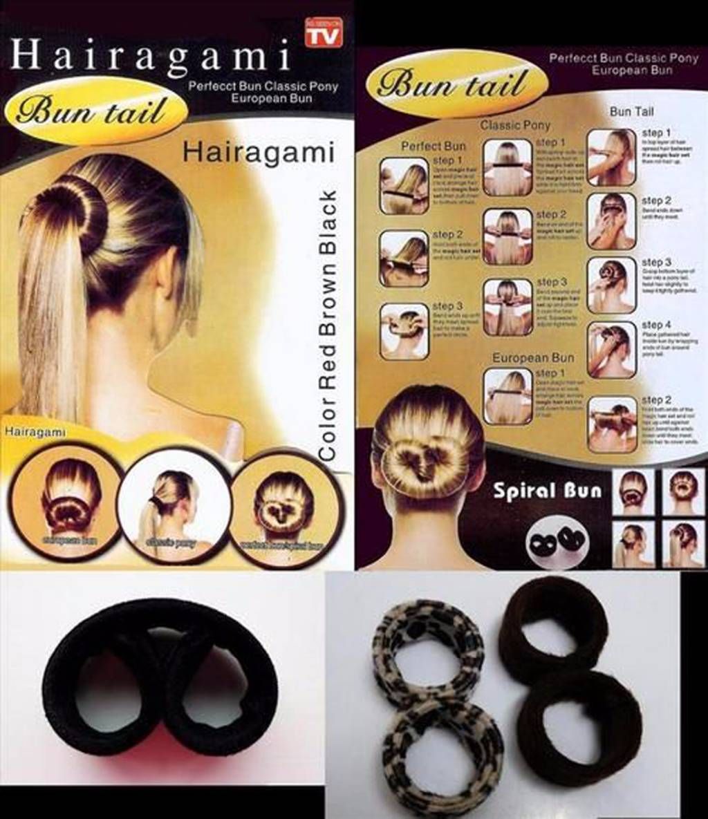 Hairagami Hair Bun- 3 pieces 