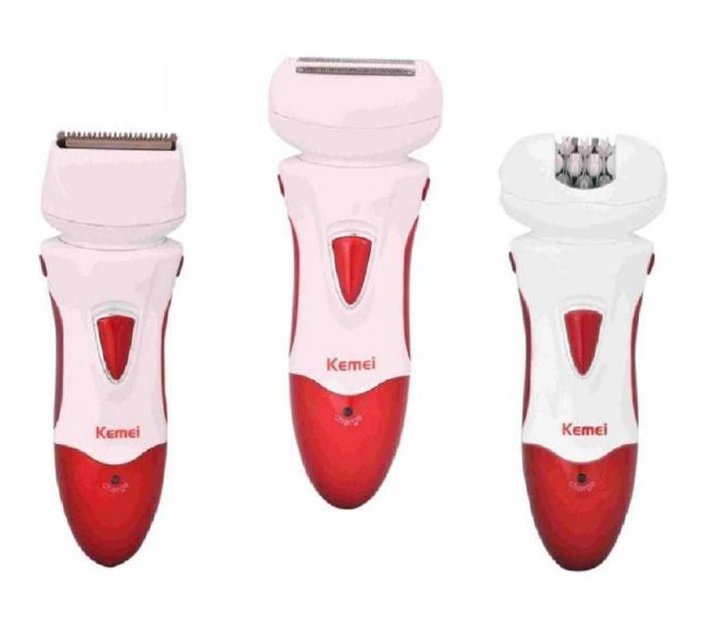 Kemei KM-2368 3 in 1 Epilator For Women