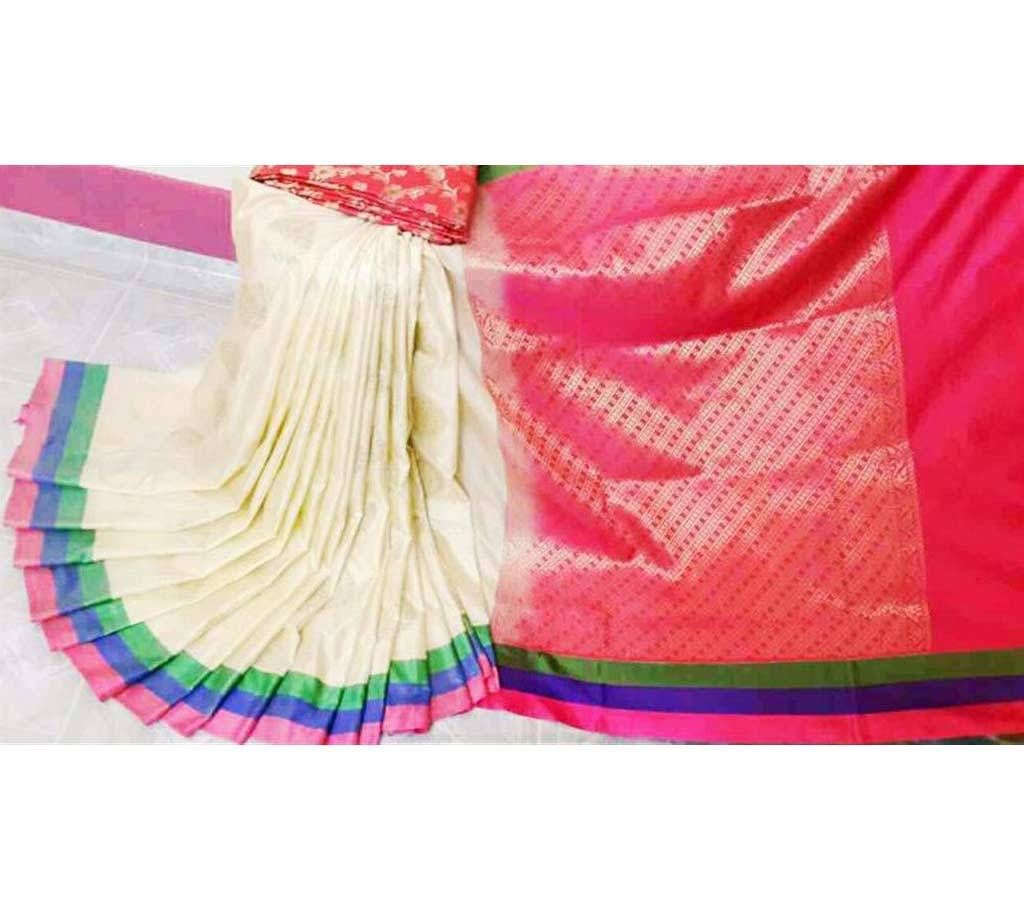 Pure Katan Silk Sharee
