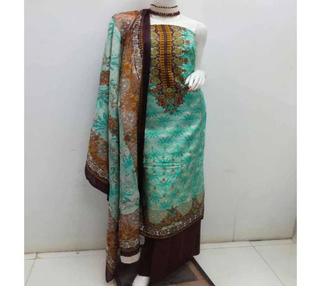 Unstitched Printed Cotton Lawn