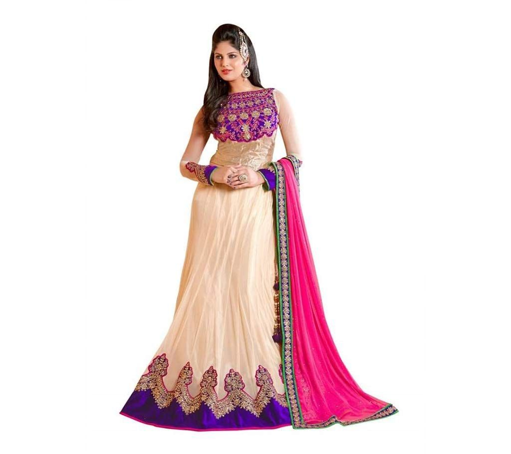 Indian Semi-stitched Georgette floor Touch Dress (Copy)