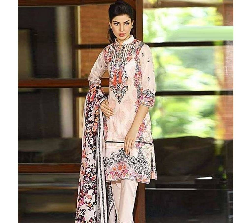 Unstitched Pakistani Cotton Lawn Salwar kameez (Copy)