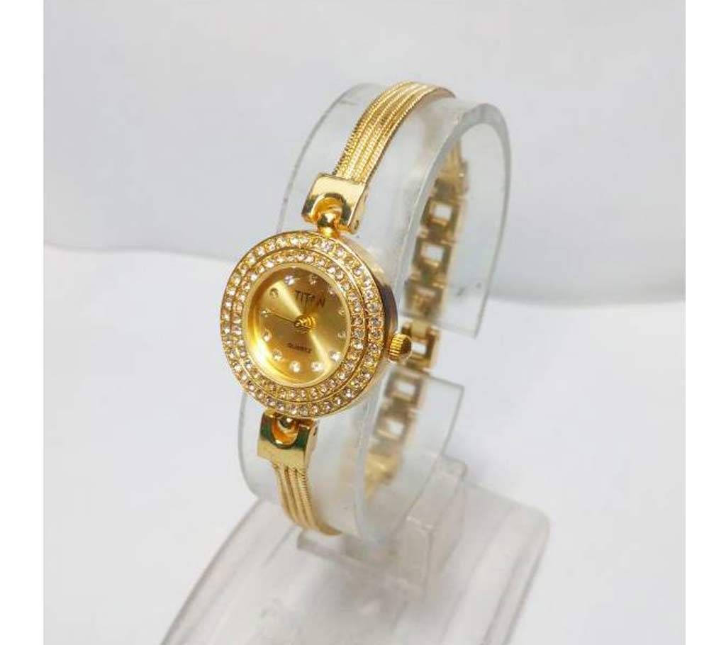 TITAN GOLDEN Slim ladies wrist watch copy