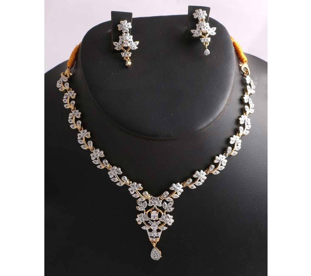 american diamond cut Necklace-803