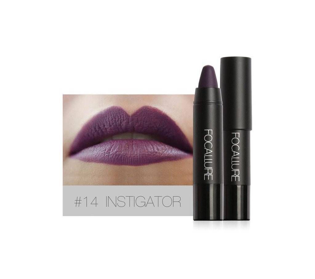 FOCALLURE Crayon Matte Lipstick #14 CHINA