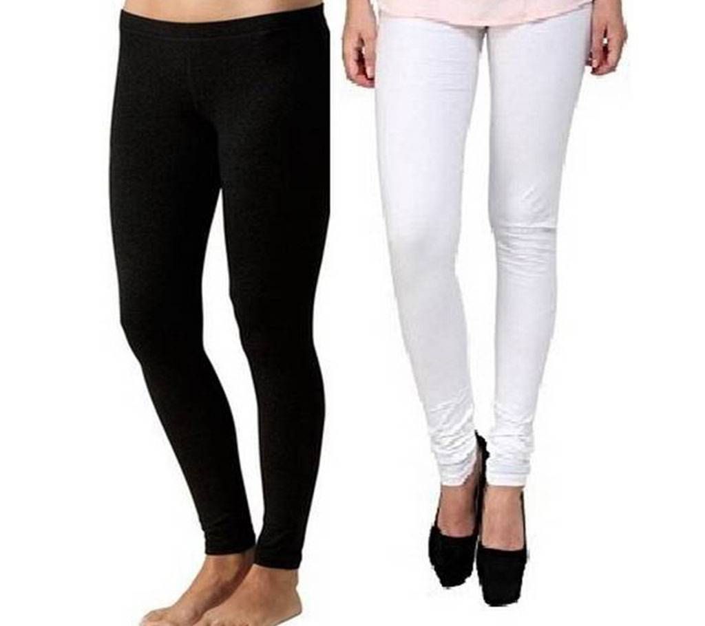 WOMEN LEGGINGS COMBO OFFER BLACK AND WHITE
