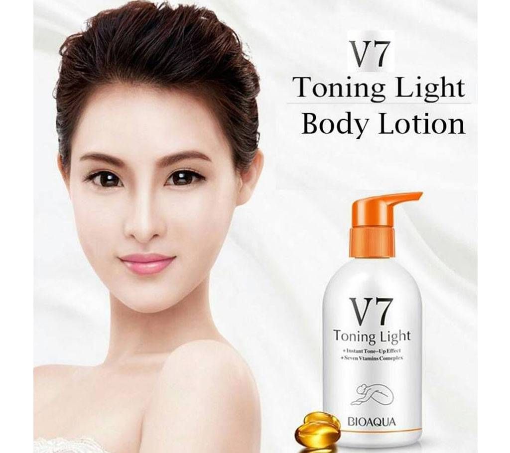Bioaqua V7 Toning Light Moisturizing Body Lotion - Korea