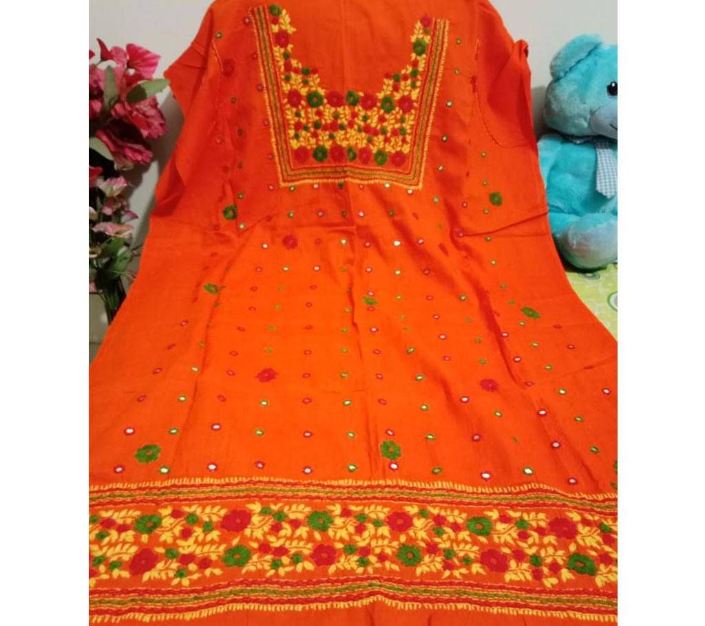 Unstitched Boutique Single Kamiz Kurti 