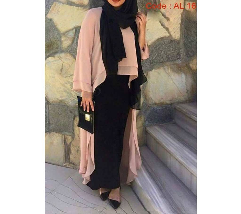BMW+ gorjate Abaya Muslim women wear