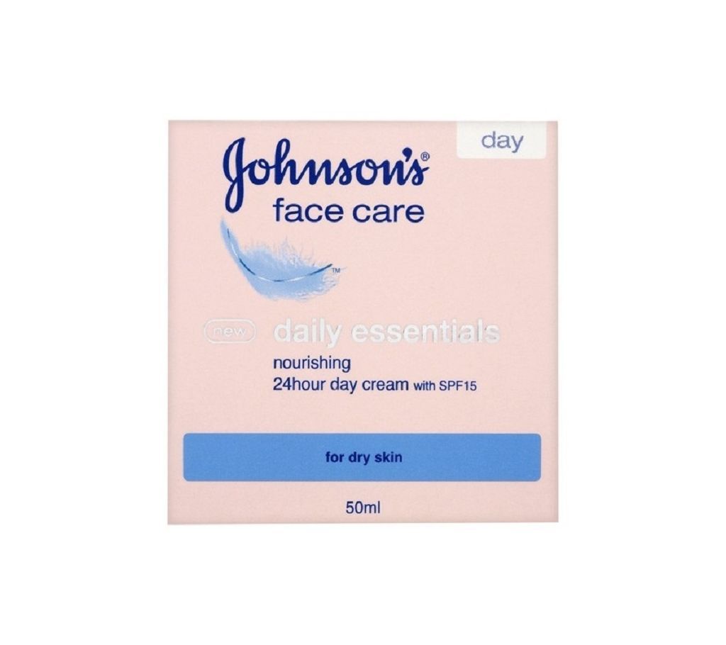 Johnsons Face Care Daily Essentials Hydrating 24 Hour Day Cream with SPF15 50ml France