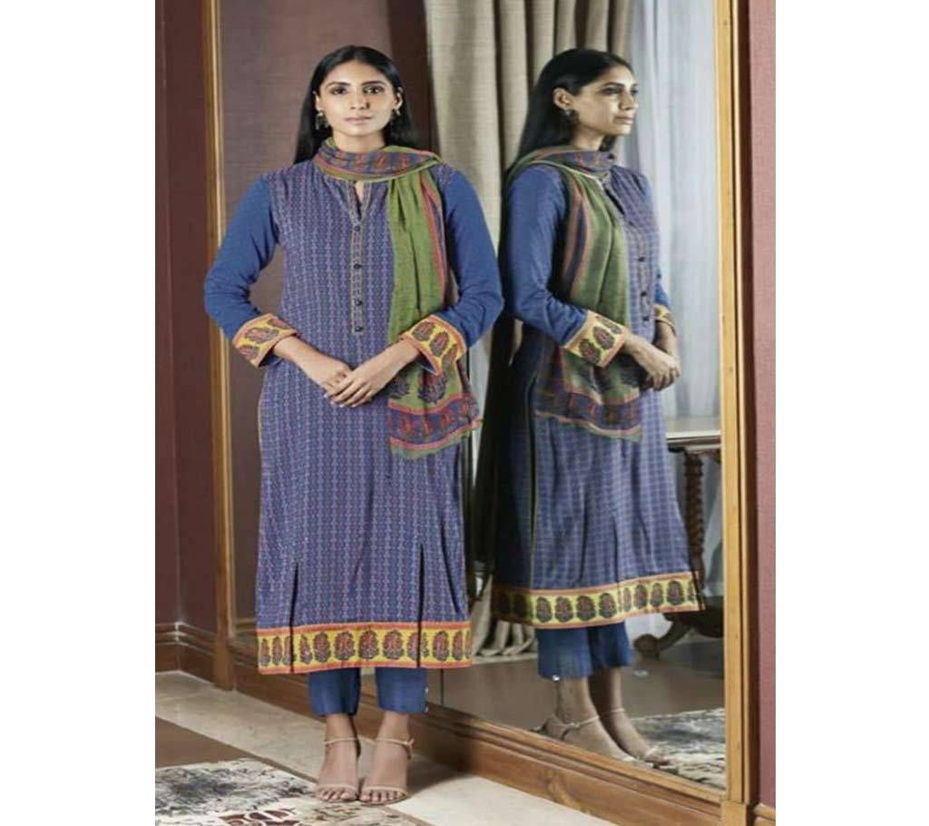 Itrana Alvina - 312 Unstitched Cotton Suit